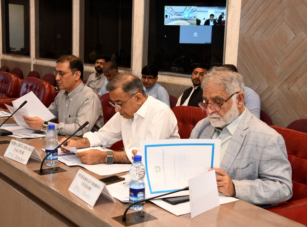 31st meeting of National Assembly Standing Committee on Water Resources was held under the Chair of Mr. Nawab Muhammad Yousuf Talpur, MNA on 08-06-23. Federal Minister, Water Resources, Federal Secretary, relevant officials of MoWR, PCIW, WAPDA, IRSA and provinces attended.