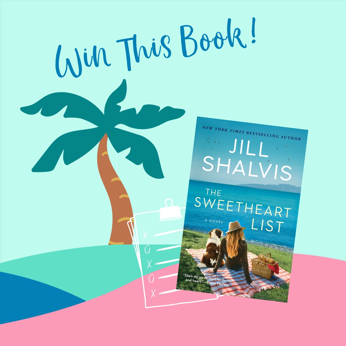 I'm giving away books all summer ~ Tell your friends!☀️

The While You Were Reading giveaway of the week is The Sweetheart List by @jillshalvis. 💙 Listen in and enter to win:

💙 whileyouwerereading.com 💙

#SummerGiveaways #BookGiveaway #Romance #FridayFreebie