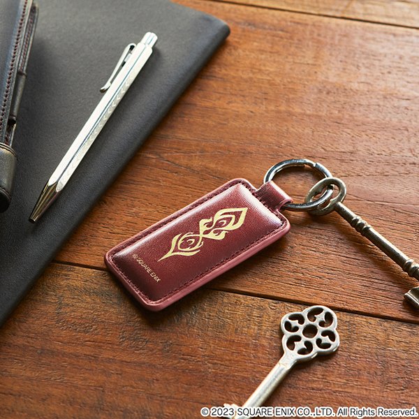 ファイナルファンタジーXVI』より、PUレザーキーホルダーが登場！表面