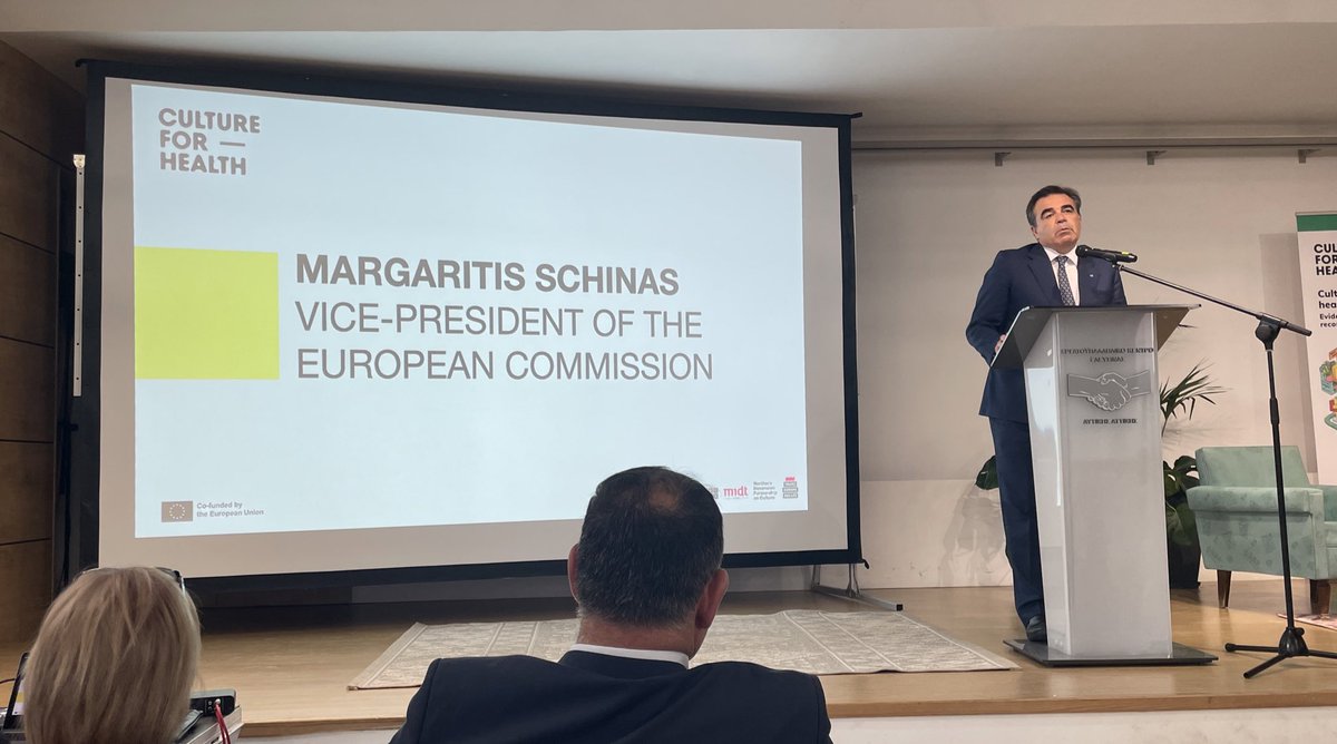 The worst feeling one can have during a crisis is to feel alone and isolated. What culture does best is to connect us to each other.  Culture leaves no one behind, stresses Vice-President of the European Commission @MargSchinas #HandleWithCare #CultureForHealth