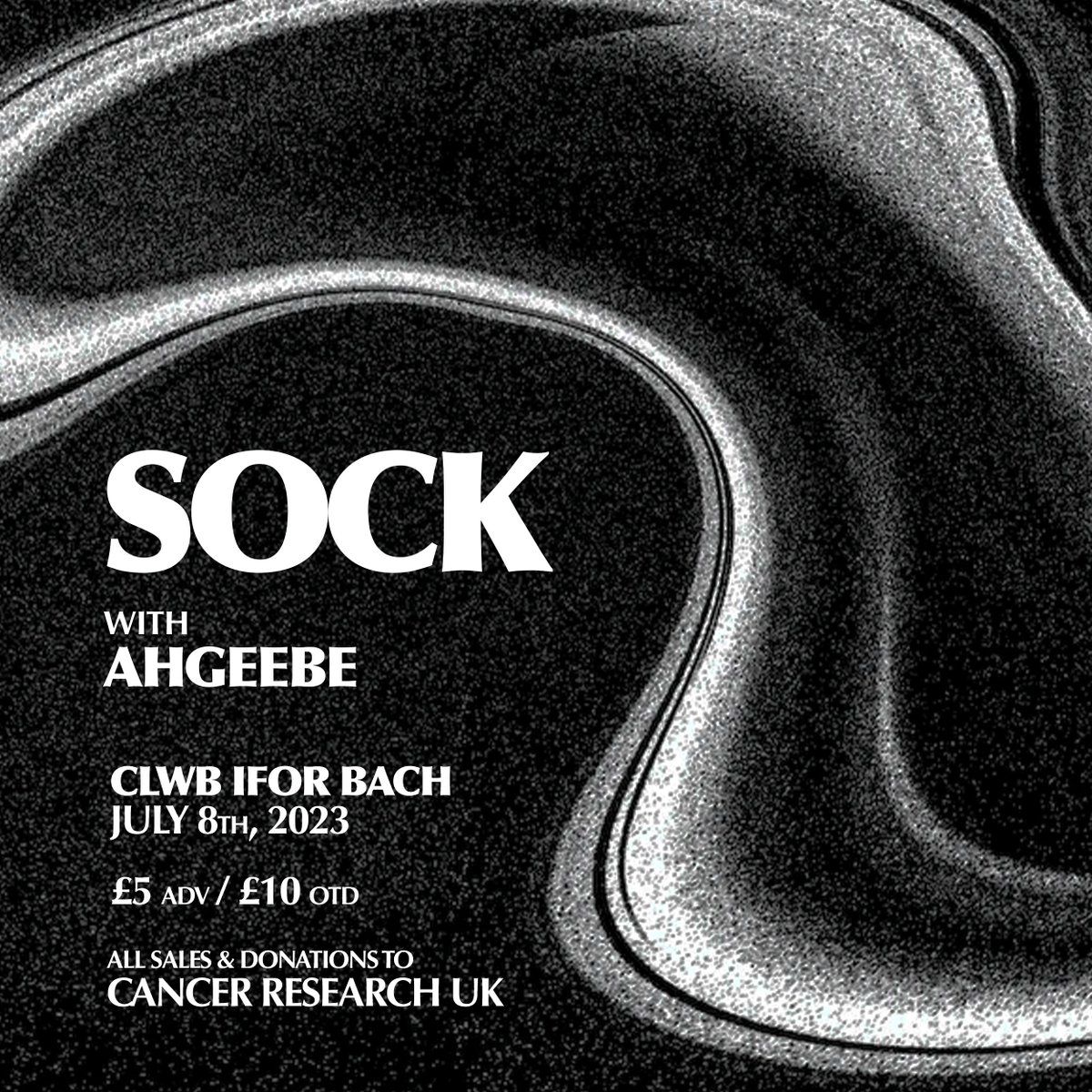 Clwb Ifor Bach (@clwbiforbach) on Twitter photo NEW SHOW | SIOE NEWYDD 🧦
Cardiff's own lo-fi indie wooze outfit <a href="/Fresh_Sock/">Sock</a> come back to Clwb Ifor Bach with support from <a href="/AhGeeBe/">AhGeeBe</a>!
All show proceeds go to <a href="/CR_UK/">Cancer Research UK</a> and additional donations are welcomed! 👇
fundraise.cancerresearchuk.org/page/sock-char…
Tickets on sale now: clwb.net/?p=19897&utm_s… NEW SHOW | SIOE NEWYDD 🧦
Cardiff's own lo-fi indie wooze outfit <a href="/Fresh_Sock/">Sock</a> come back to Clwb Ifor Bach with support from <a href="/AhGeeBe/">AhGeeBe</a>!
All show proceeds go to <a href="/CR_UK/">Cancer Research UK</a> and additional donations are welcomed! 👇
fundraise.cancerresearchuk.org/page/sock-char…
Tickets on sale now: clwb.net/?p=19897&utm_s…