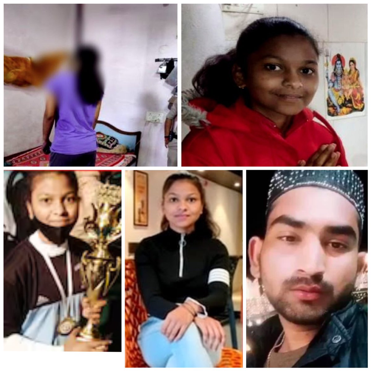 vishkanyaaaa's tweet photo. Sanjana Su!c!de Case:

20 YO National Baseball player Sanjana 'Hung' herself for she was being Black mailed by a lory owner Rajan aka Abdul Mansoori over a Video.

Accused Mansoori concealed his faith and posed as Hindu (Rajan) to befriend Sanjana Barkade on social media.

Her father said he wanted her to convert to lsIam at any cost
#lovejihaad