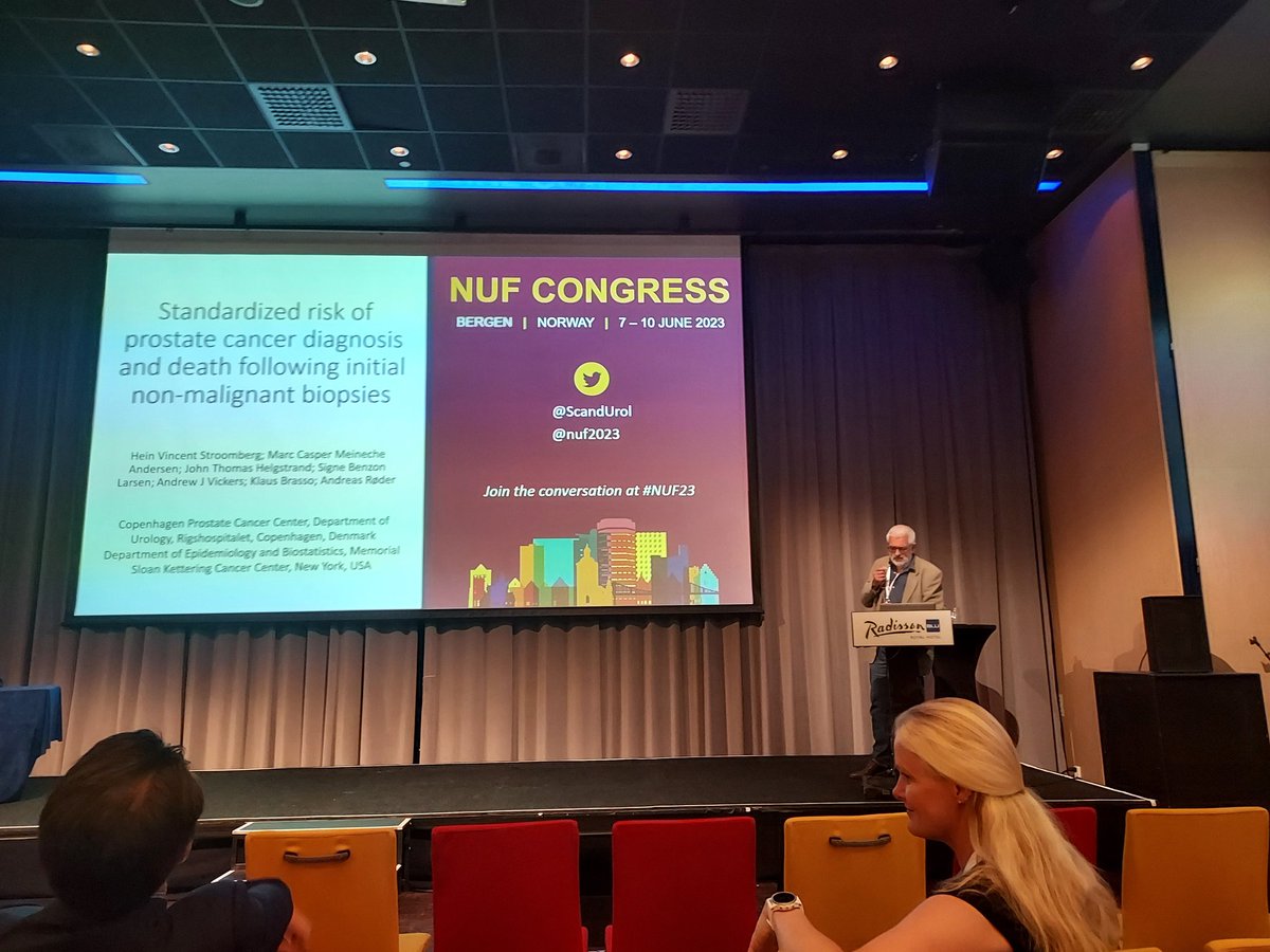 Low risk of dying of prostate cancer after a primary bening biopsy in our DaPCaR database! Just presented by Professor Emeritus Klaus Brasso at the <a href="/nuf2023/">NUF2023</a> meeting 🌞 <a href="/andreasroder1/">Andreas Røder</a> <a href="/HeinStroomberg/">Hein Stroomberg</a> <a href="/signebenzon/">Signe Benzon Larsen</a> <a href="/THelgstrand/">J. Thomas Autrup Helgstrand</a>