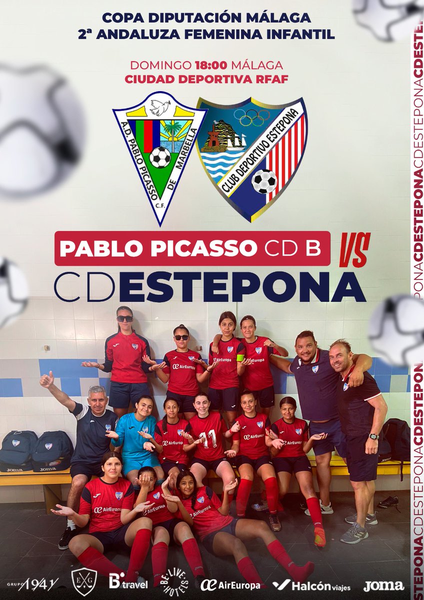 CDE_Cantera's tweet photo. El infantil femenino del CD Estepona juega este Domingo a las 18:00 horas la gran Final de la Copa Diputación de Málaga en los campos de la Federación Malagueña de Fútbol ante el Pablo Picasso de Marbella .

#SOMOSESTEPONA https://t.co/2yuDcr3WOz