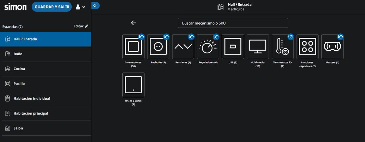 El configurador #SimonMiO hace posible una petición🙌 que llevabais tiempo esperando. smartsimon.io

¡Con él podréis diseñar proyectos de smarthome con las series #Simon100 y #Simon270!

¡Descubre ya la herramienta definitiva para tus proyectos!💡

#SimonElectric