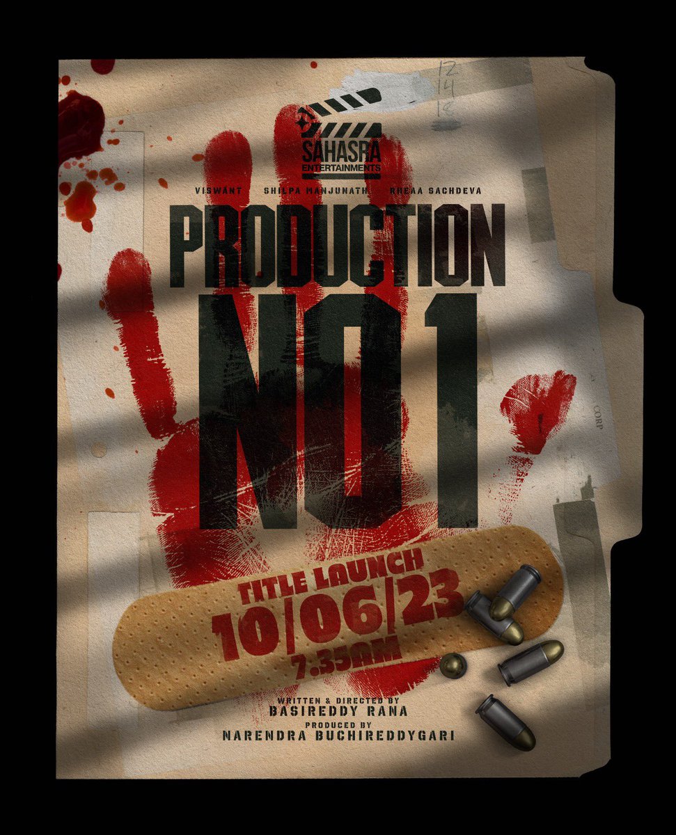 TheLeapKandula's tweet photo. When the unexpected flashes in front of our eyes, we are wowed! 😮
#SahasraEntertainments production No.1 Title revealing on 10th June at 7:35 AM 🔥😎🔥
@mynameisViswant @basireddyrana #NarendraBuchiReddygari
@shilpamanjunat #RheaaSachdeva #RaamReddy @sreedharsri4u https://t.co/Qg6LMB1nZg