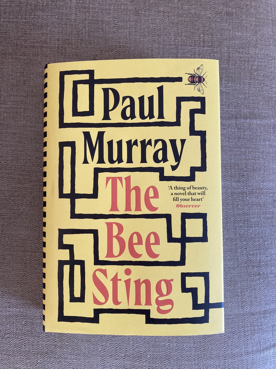 BookishChat's tweet image. For those of you asking it’s this. #TheBeeSting by #PaulMurray @HutchHeinemann