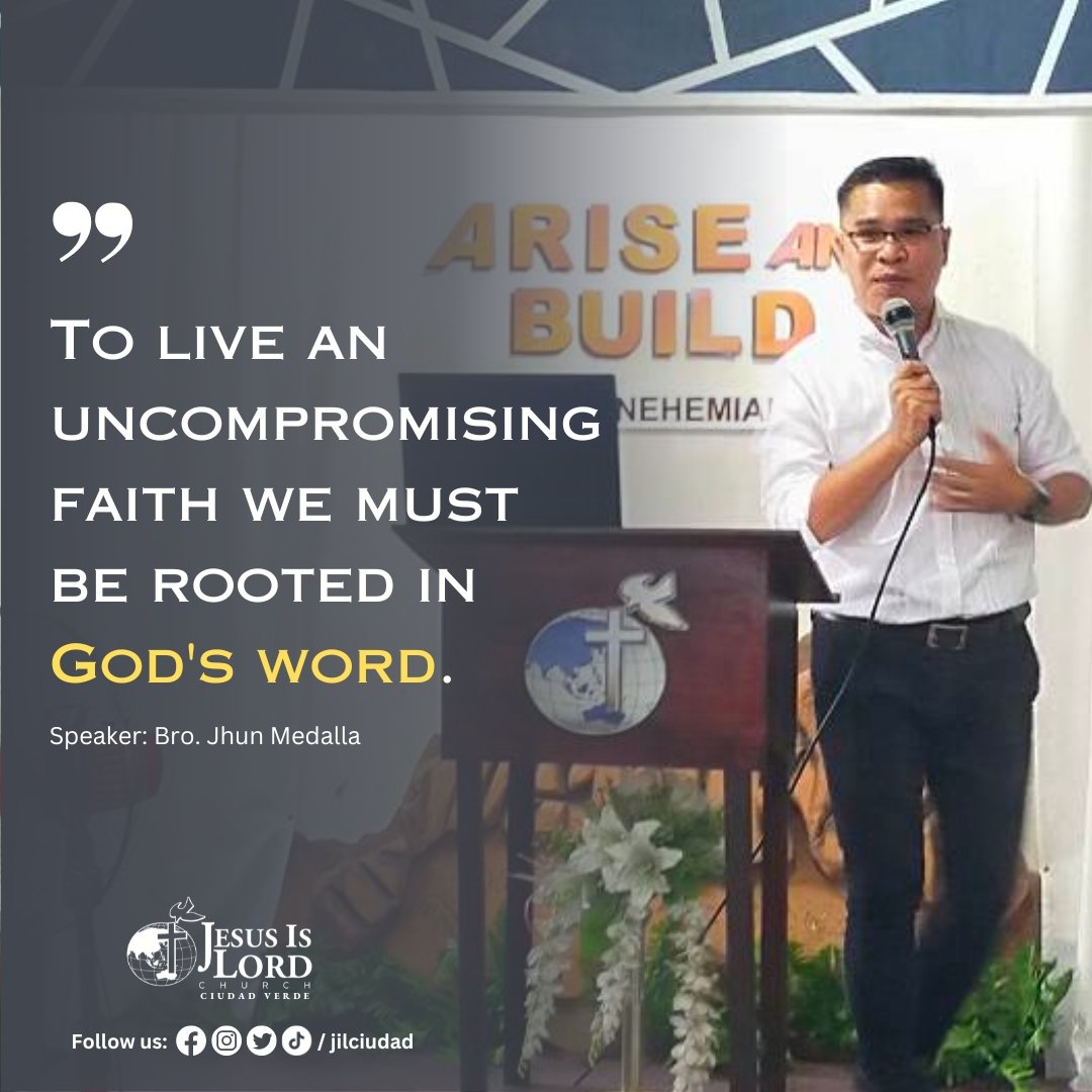 jilciudad's tweet photo. We must be rooted in God's Word talaga! Amen! #jilciudad https://t.co/LEUs1h1FuH