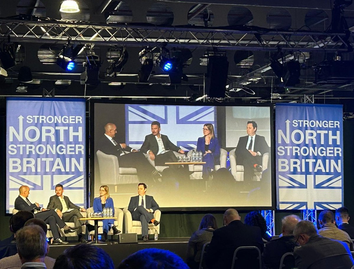 Great to be at @NRG_Comms conference today - Stronger North, Stronger Britain 💪🇬🇧 Couldn't make it to Doncaster? .. You can watch online via our @ConHome live stream here 👇 conservativehome.com/2023/06/09/nrg…