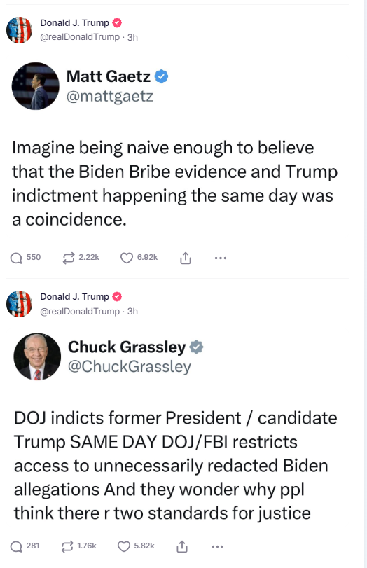 IamVyv's tweet photo. The #CapitolMob are circling their wagons around the #TraitorInChief. If they have such evidence on Joe Biden, why have they not revealed it to the public to at least try to give the lies and BS some semblance of credibility? https://t.co/9meipg5dr7