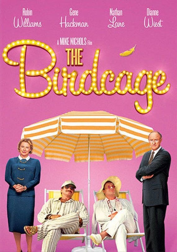 Pride Month Movie 🏳️‍🌈
The Birdcage (1996)
Director: Mike Nichols

#TheBirdcage #RobinWilliams #NathanLane #GeneHackman #HankAzaria #DianneWiest