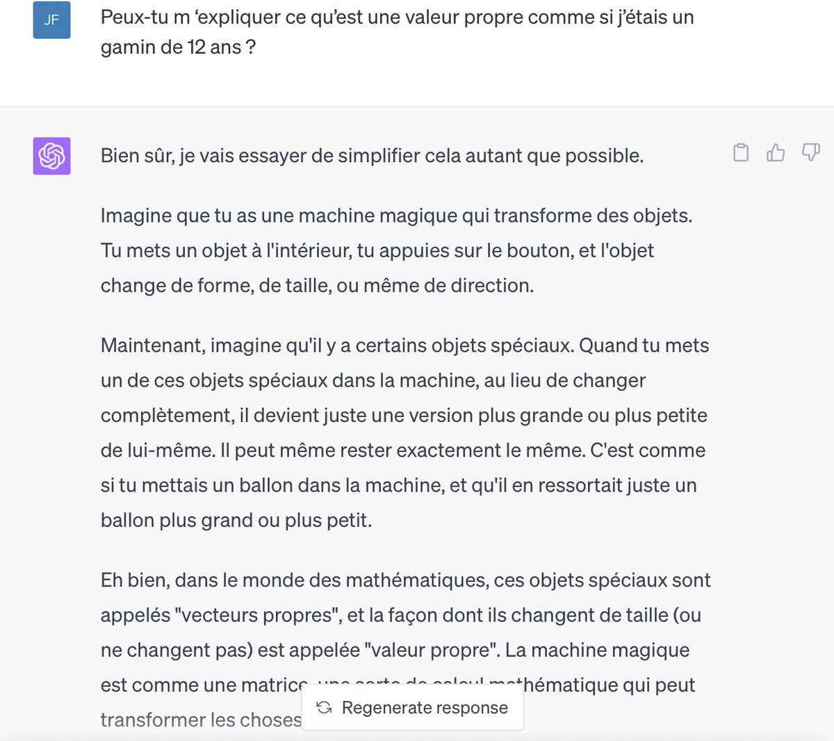 #FUNconférence23

Comment utiliser les outils d’#IA pour améliorer les cours de #maths ? par Jean-Francois Caulier <a href="/SorbonneParis1/">Université Paris 1 Panthéon-Sorbonne</a>

"Le LLM peut adapter son language"

#IA #éducation #EdTech #pédagogie #AI #LLM