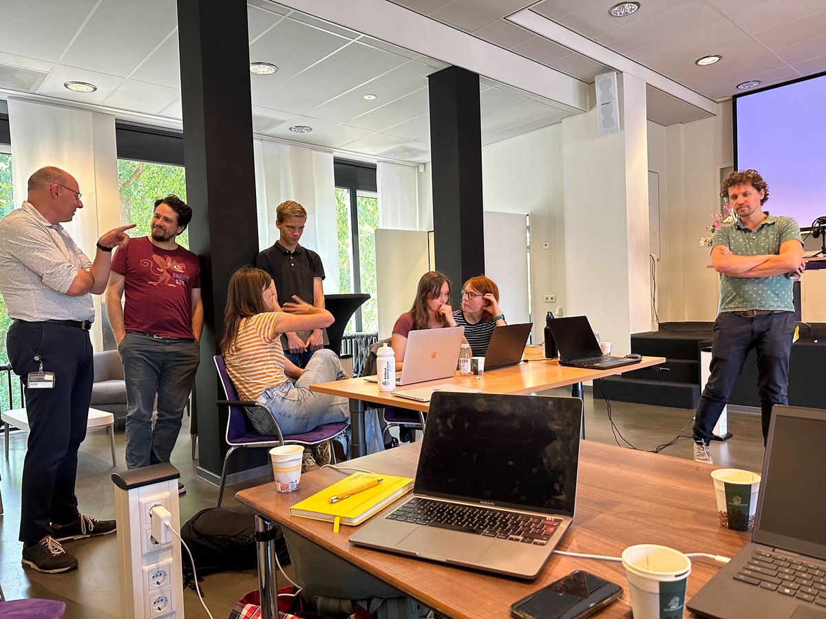 The first day of our quarterly hackathon <a href="/maartenskliniek/">Sint Maartenskliniek</a>. Teamwork to the max.
Summary: great ideas, innovation, fun, trial and error.

#hackathon #ehealth #healthcare #datascience
