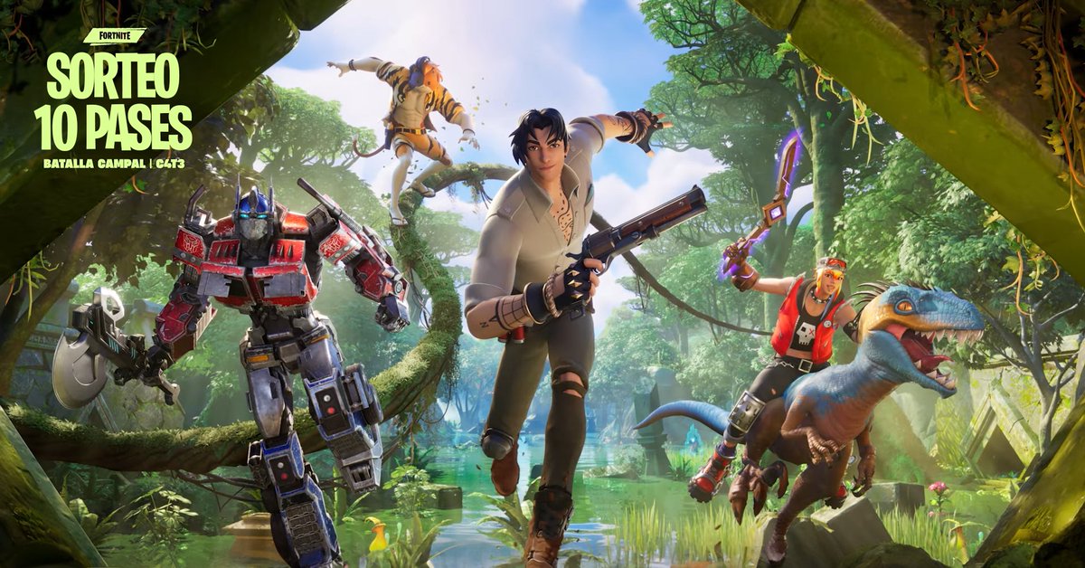 DragonRG_'s tweet photo. ¡Sorteo 10 Pases de Batalla de la Temporada 3 - Capítulo 4!

🗓 Del 9 al 11 de junio

📌 Requisitos:
• Seguir a: @DragonRG_
• Dar Me Gusta y RT

#Fortnite #FortniteWILDS https://t.co/SjsEm5GAGx