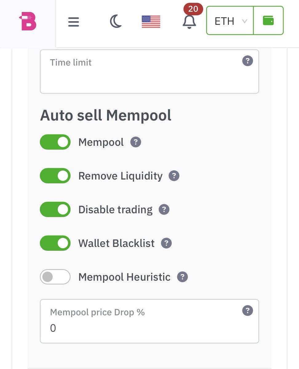 What happens to your trades when you’re ensuring the proper research whilst applying needed safety
A little hint:📈📈
Bullet is your one stop for all important safety conditions and limit trades,a little look at the dApp below showing limit trade and auto sell features #DeFi