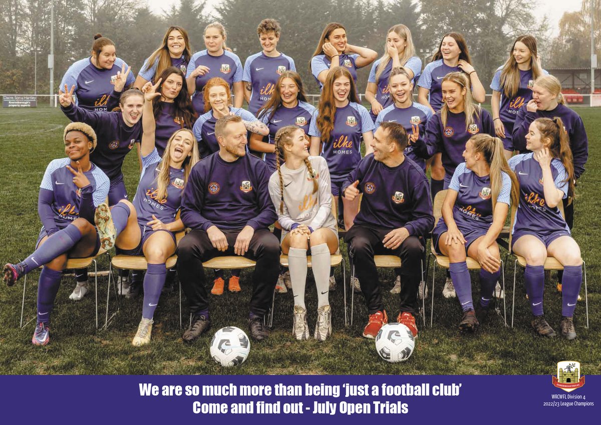 July Open Trials

<a href="/KnaresboroughFC/">Knaresborough Town AFC</a> <a href="/WRCWFL/">West Riding County Women's Football League</a> @ilkehomes #Knaresborough #NorthYorkshire #Yorkshire #WomensFootball #WeCanPlay #ThisGirlCan #HerGameToo