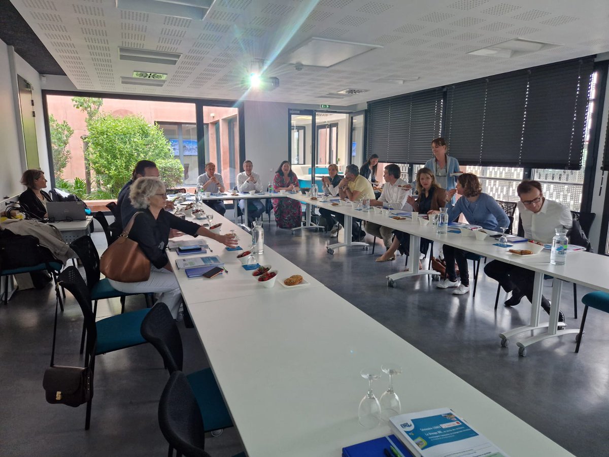 Rencontre du COMEX de la @BanqueDesTerr avec @BRLGroupe et @CACG_Officiel, deux acteurs majeurs dans la gestion durable et préservation de la ressource #Eau 💦 #Rhône #Neste #Occitanie #Hydraulique #StressClimatique