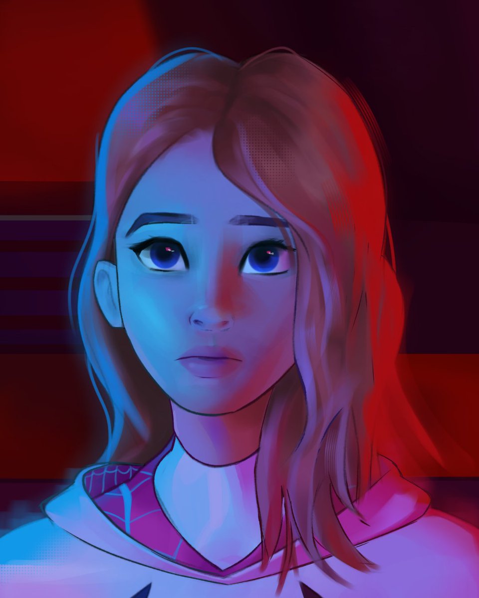 Fanart of Gwen Stacy from #AcrossTheSpiderverse 

#SpiderMan #SpiderManAcrossTheSpiderVerse  #DigitalArt #Fanart #IndigoArts