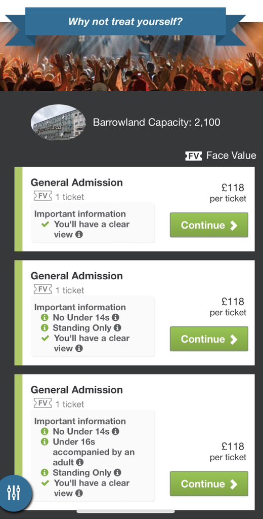 Fuck you <a href="/viagogo/">viagogo</a> 

Don’t pay these prices!