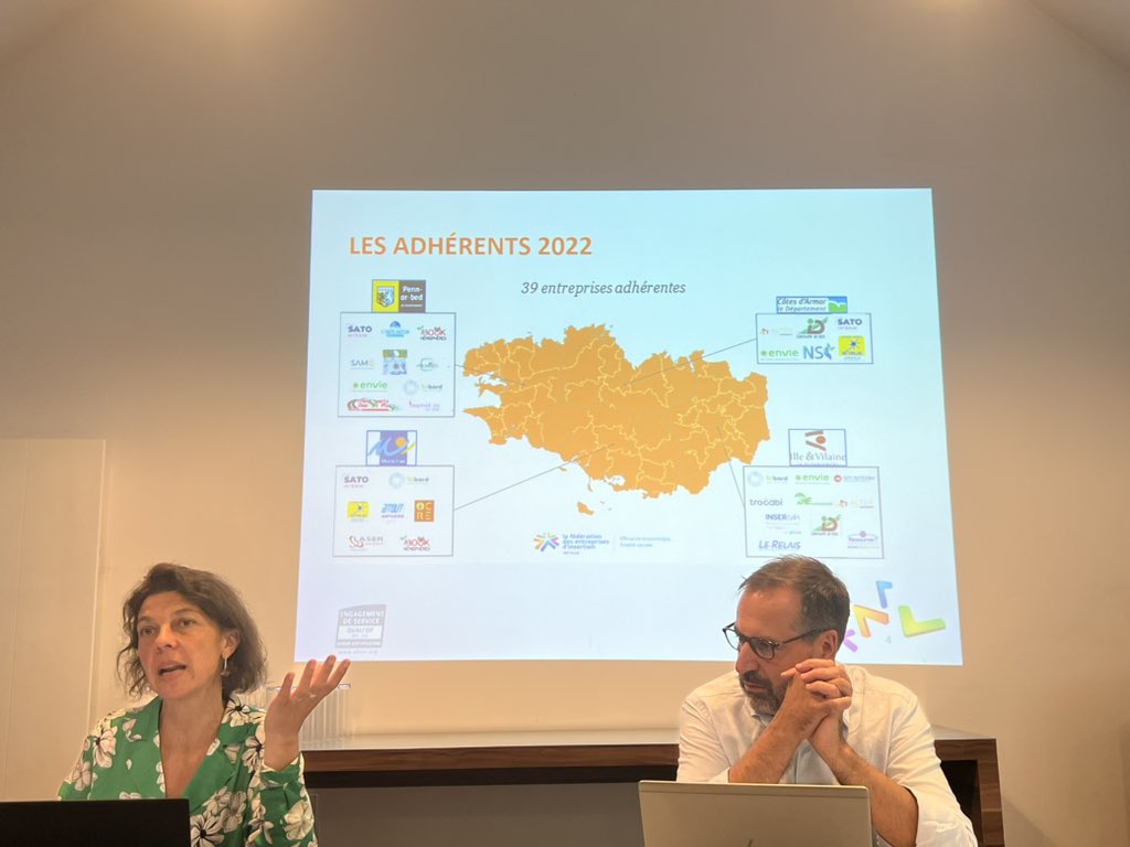e_Tribord's tweet photo. #AG de @lesEIbretagne
39 #EntreprisesdInsertion sur tout le territoire ⤴️
70% des adhérents labellisés ou en démarche #RSEi 💪 https://t.co/oExPfu7IT9