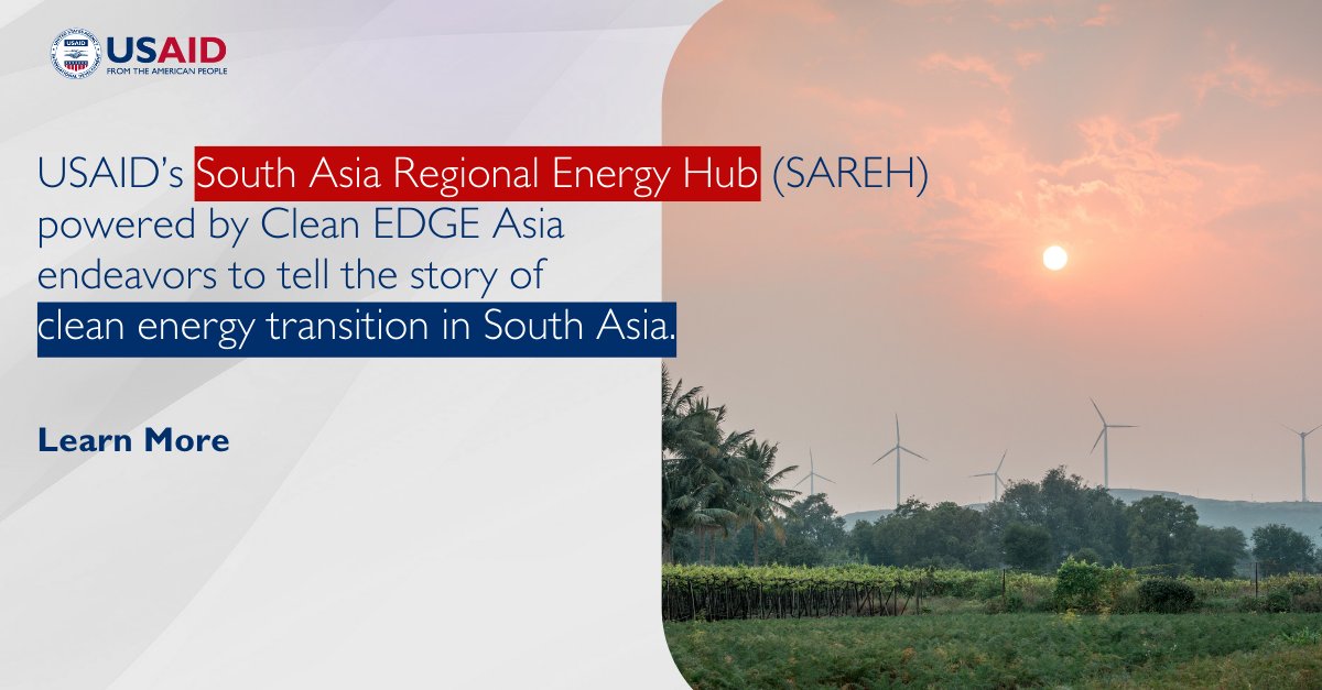 Recognizing the power of cross-learning and cooperation, SAREH serves as a common platform to share emerging developments, success stories, and lessons learned from ongoing initiatives under Clean EDGE Asia. Read here: tinyurl.com/3ppe2yzn
#MissionLiFE #cleanenergytransition