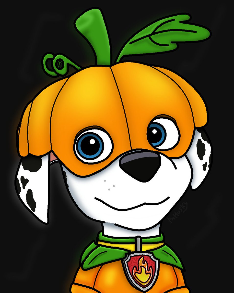 Pumpkin!
#PAWPatrol #Marshall #Drawing