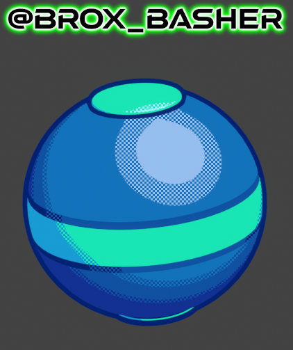 BroxBasher's tweet photo. Since it's late and I gave myself extra work for the render, I'll post the full tomorrow. Here's the Mini Bomb for now!!
Original: @CapcomUSA_
#blender3d #BNPR #3dmodeling #3dart #scifi #scifiart #Megaman #battlenetwork #battlechips #Videogame #fanart #WorkinProgress https://t.co/lYcCbTa3La