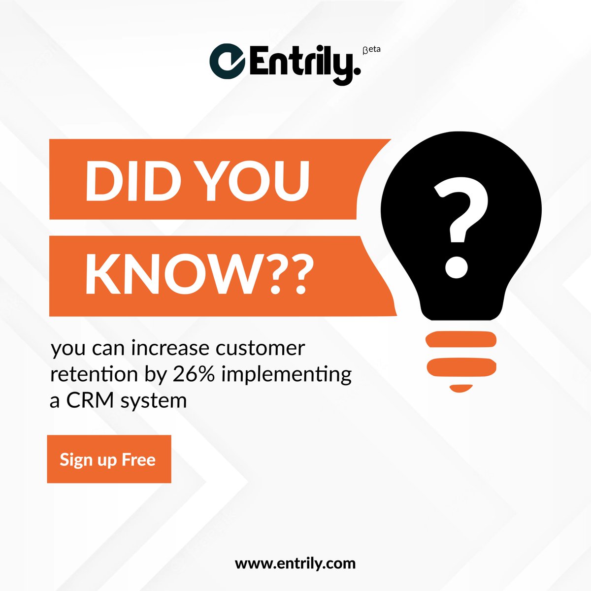 CRM system is a powerful tool that helps businesses effectively manage and nurture customer relationships. 
#CRMRevolution #studyabroad #Entrily #CustomerRetentionBoost #CustomerRelationshipManagement #PersonalizedExperiences #CustomerEngagement #LoyaltyBuilding #RepeatBusiness