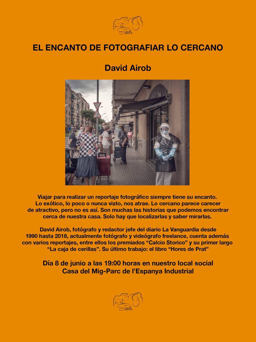 afosants's tweet photo. Ahir xerrada fotogràfica de @davidairob “L'encant de fotografiar allò proper”
/ Ayer charla fotográfica de @davidairob “El encanto de fotografiar aquello cercano”
#fotografia #fotografía #fotoviajes #fotografiaviajes #fotografiaviarges #afosants #fotobarcelona #sants #fotobcn https://t.co/Sf22V8jYy8