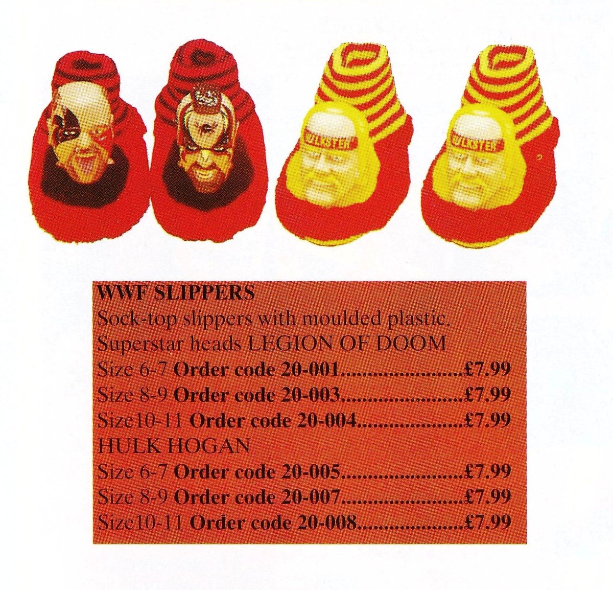 ⭐ WWF Superstars Slippers & Shoes! ⭐ #WWF #WWE #Wrestling #LegionofDoom #BritishBulldog #HulkHogan