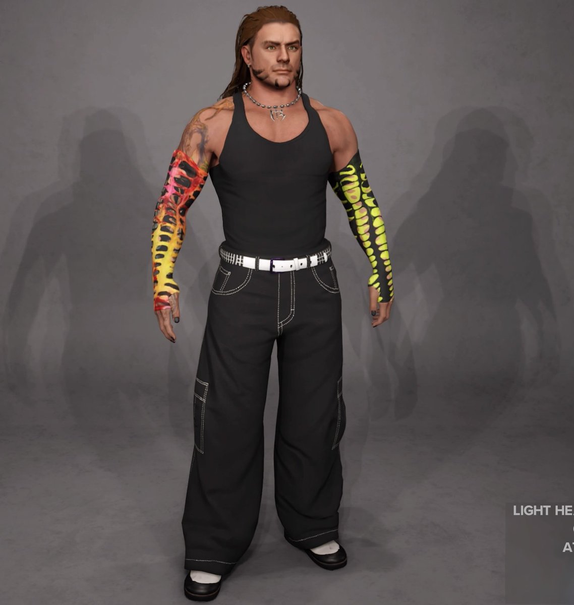 #WWE2K23 Jeff Hardy 2008 is now available to download on CC

Hashtags: JEFFHARDY,ENIGMA08,RenZ

Inspiration for the jeff textures and morphing: @kaaalua @Azorthious https://t.co/Vio4zIG0ch