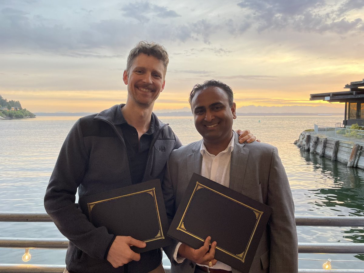 Nick Johnson (@nickjohnsonmd) on Twitter photo Huge congratulations to <a href="/vasisht/">Vasisht Srinivasan, MD, FACEP 🛩🧠🪄</a> and Rob Klemish, my <a href="/uwemcc/">UW Emergency Medicine Section of Critical Care</a> partners in crime, who combined took home a staggering 5 (!!!) faculty awards from the <a href="/UWashEM/">UW Emergency Medicine</a> residency graduation. Awesome to see their unwavering dedication to resident education recognized! <a href="/acepccmsection/">ACEP CCM Section</a> #EMCCM Huge congratulations to <a href="/vasisht/">Vasisht Srinivasan, MD, FACEP 🛩🧠🪄</a> and Rob Klemish, my <a href="/uwemcc/">UW Emergency Medicine Section of Critical Care</a> partners in crime, who combined took home a staggering 5 (!!!) faculty awards from the <a href="/UWashEM/">UW Emergency Medicine</a> residency graduation. Awesome to see their unwavering dedication to resident education recognized! <a href="/acepccmsection/">ACEP CCM Section</a> #EMCCM