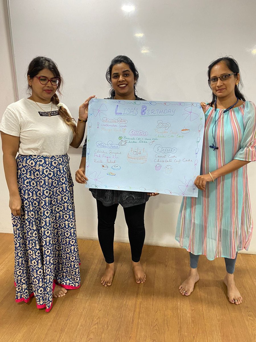 actcoursesasia's tweet image. TPR based warmers and various ways to set context for lessons.
#Stagesofdevelopment and #healthandnutrition  were important components for the day.
Finally wrapping off the day with #vegetableprinting
#asiancollegeofteachers #teacherstraining #education #ProfessionalDevelopment