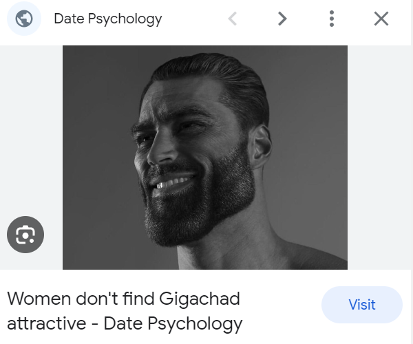 Women don't find Gigachad attractive - Date Psychology