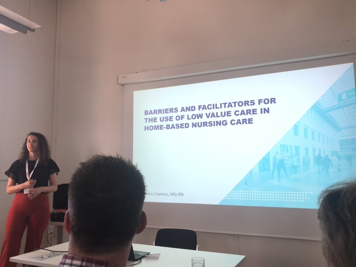 My colleague <a href="/mlou_crem/">milou cremers</a> just presented her abstract about the DIMPLE study. She elaborated on the barriers and facilitators to de-implement low value home-based nursing care #EIE2023 <a href="/EIE_Event/">European Implementation Event</a>