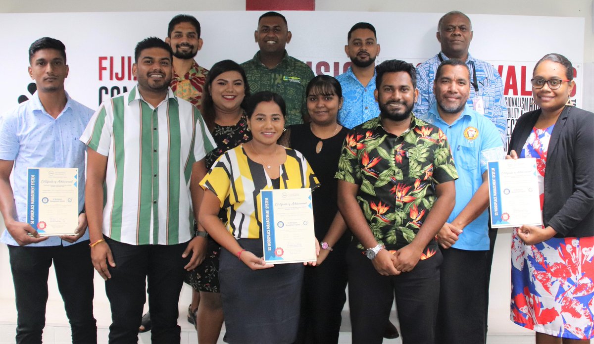 ConsumerFiji's tweet photo. The #FCCC team attended the @FNUFiji 2023 Breakfast Session - 2nd Productivity Talk on the theme "Innovations for Higher Productivity," held at the Grand Pacific Hotel in Suva, yesterday. Read more: https://t.co/WnDKiHI3rh
#5SCertification #TeamFiji https://t.co/iyZN04OzcA