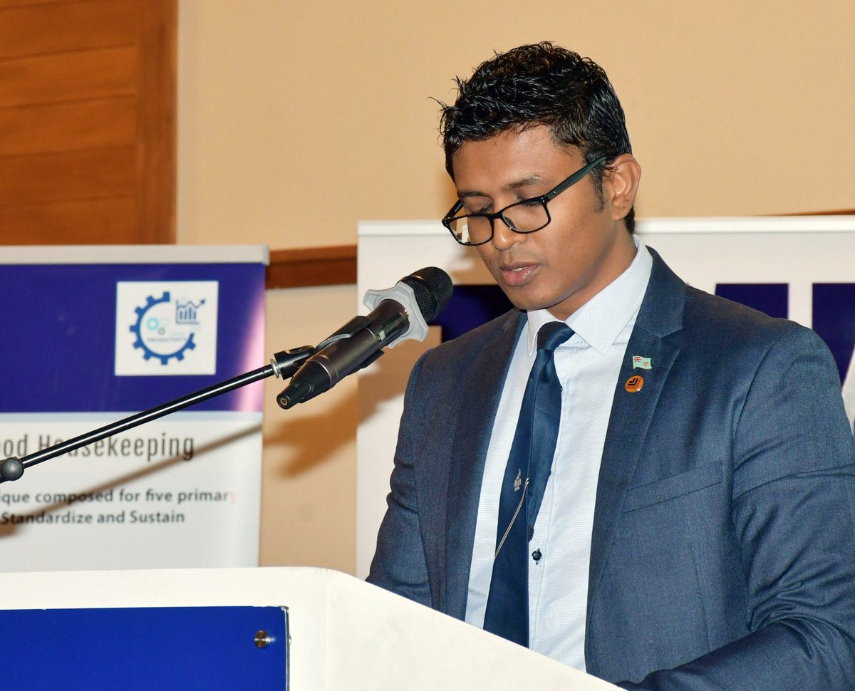 ConsumerFiji's tweet photo. The #FCCC team attended the @FNUFiji 2023 Breakfast Session - 2nd Productivity Talk on the theme "Innovations for Higher Productivity," held at the Grand Pacific Hotel in Suva, yesterday. Read more: https://t.co/WnDKiHI3rh
#5SCertification #TeamFiji https://t.co/iyZN04OzcA