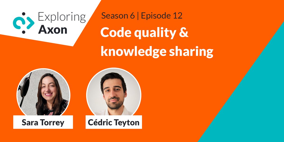 Ensuring code quality can be difficult for distributed teams. Thankfully, there's @ProMyze_QL for that. Tune into the latest #ExploringAxon w/ @teytoncedric to learn how the platform can level up the way you share knowledge across your team. Listen now: hubs.li/Q01SXmvV0