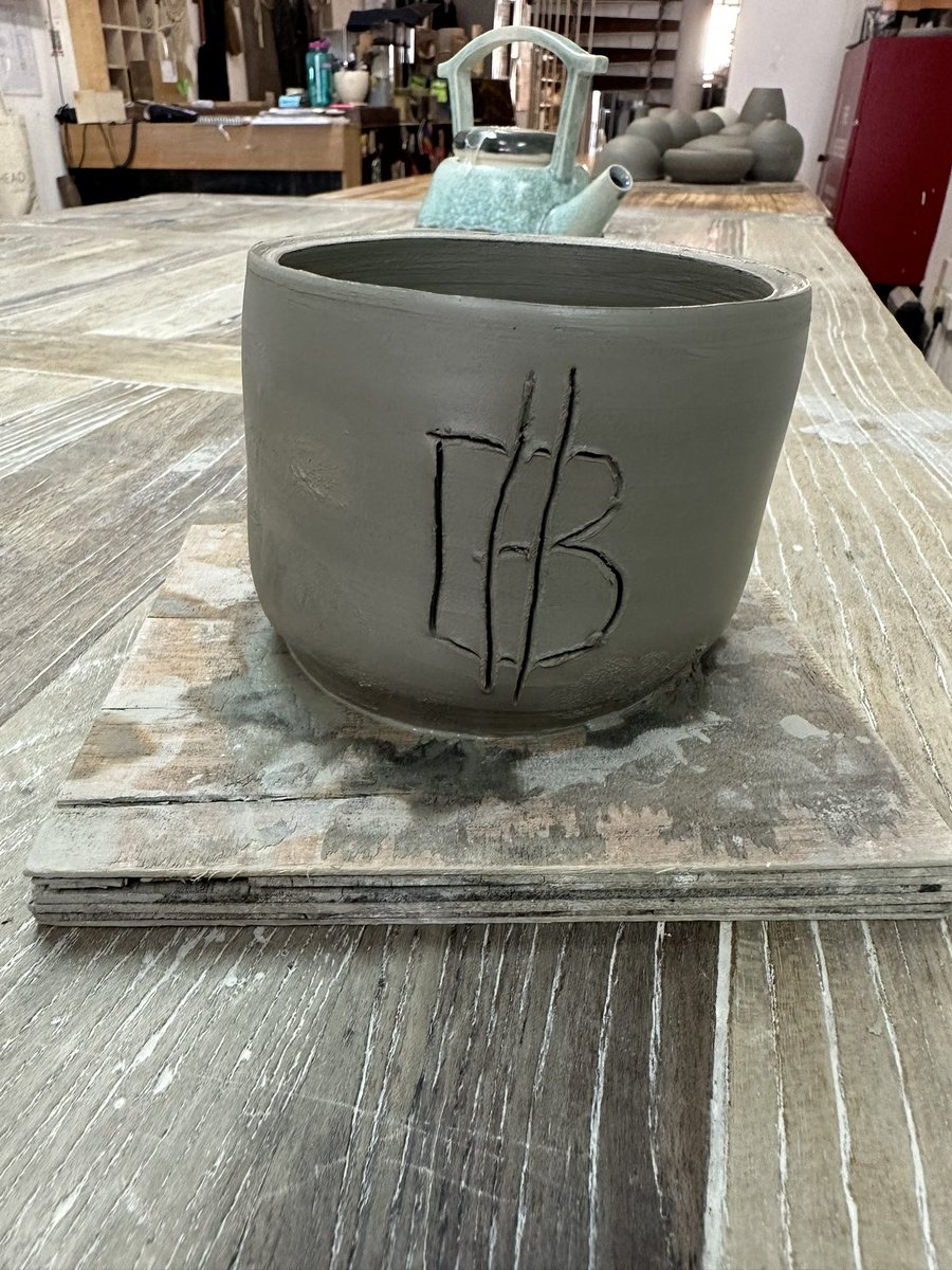 Went to pottery class for 1st time. Made an offering to Lord Satoshi. It must be filled with the essence of the harpies of the TradFi devil. Who’s essence shall fill my cup?