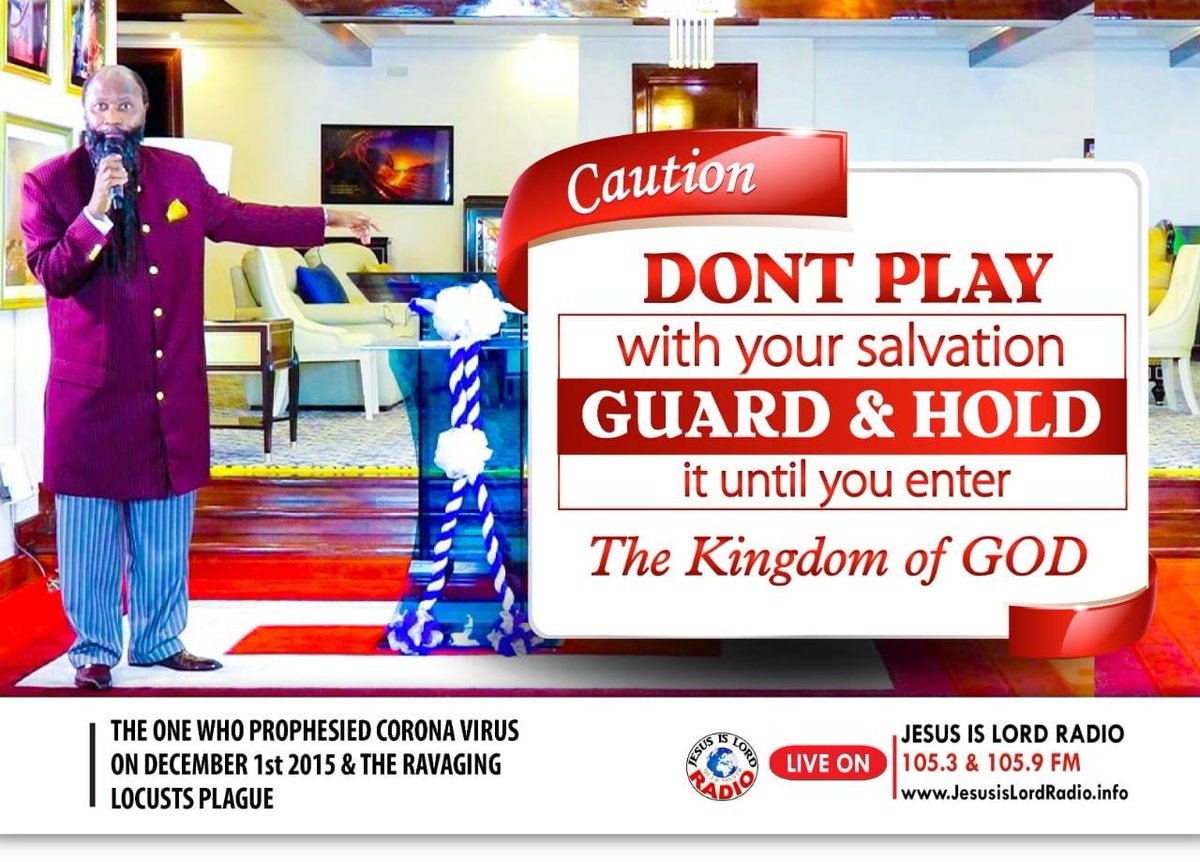 ciira_cyrus's tweet image. "I'm on my way; I'll be there soon. Keep a tight grip on what you have so no one distracts you and steals your crown. (MSB)
Revelation 3:11
#TheMessiahIsComing
#JesusIsComing
#RepentAndLive
#PrepareTheWay