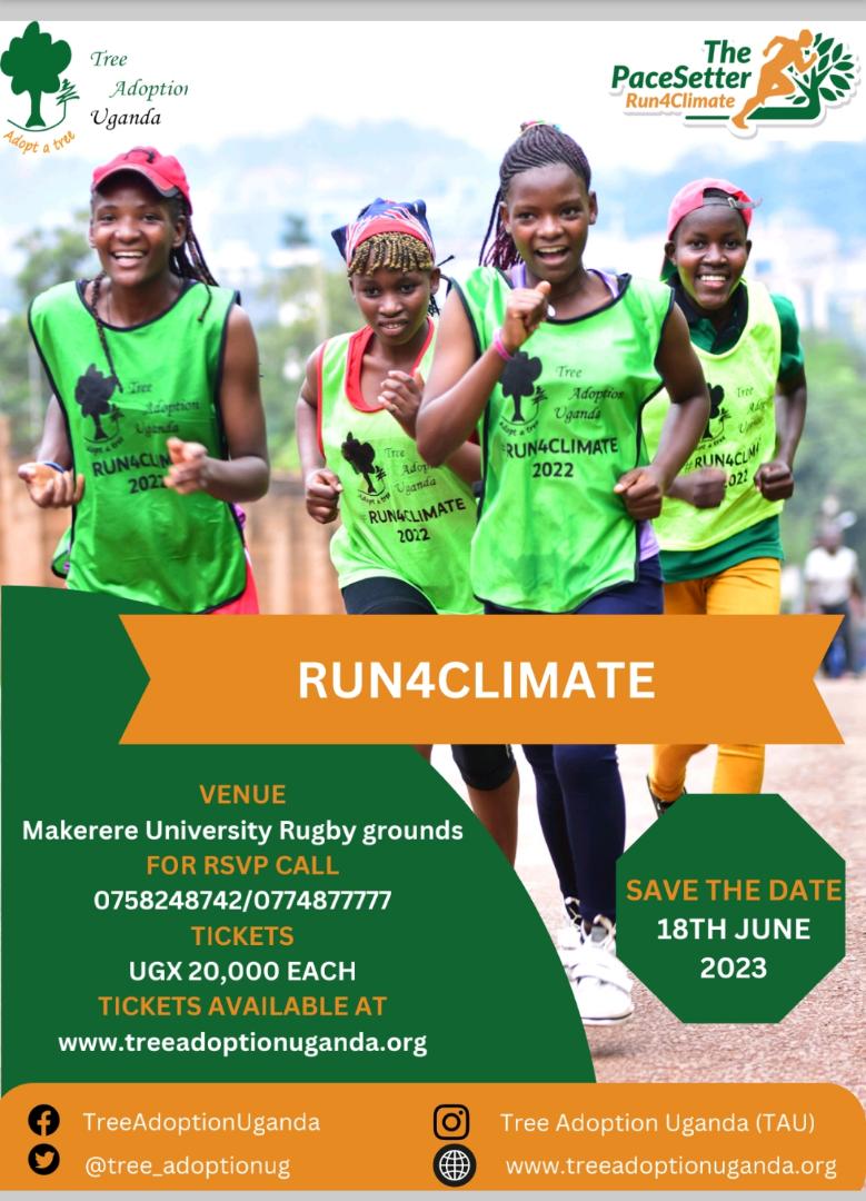 For the cause #Run4climate with @tree_adoptionug. My running shoes are ready. Makerere university grounds will ask for water. Let's all get onto this great cause. 
#ClimateActionNow #Run4Climate