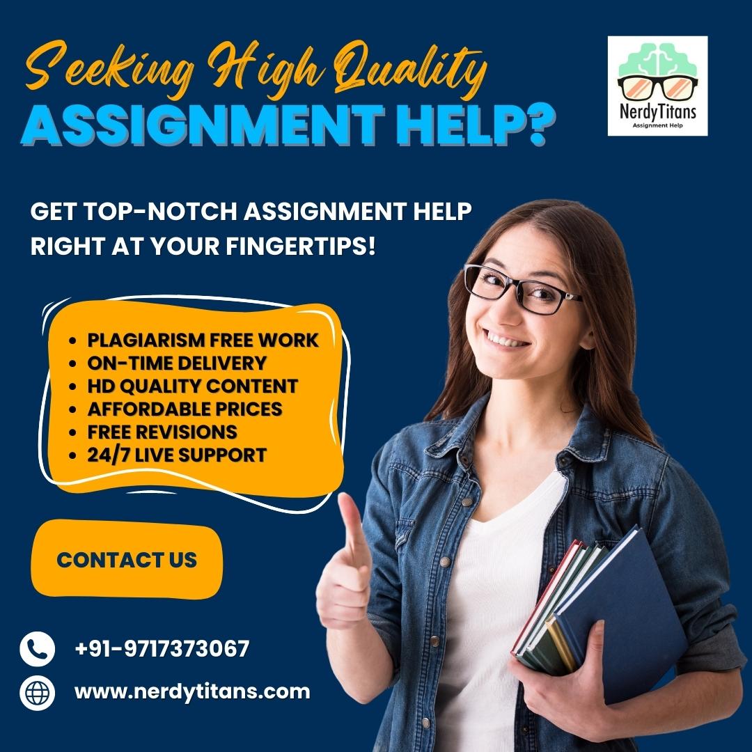 nerdy_titans's tweet image. Seeking High Quality Assignment Help?
Add On Features:
Plagiarism Free Work
On-Time Delivery
HD Quality Content
Affordable Prices
Free Revisions
24/7 Live Support
#assignmenthelpers #assignmentstress #studyuk #studymotivation #assignmentwriting #assignmenthelpaustralia #studyusa