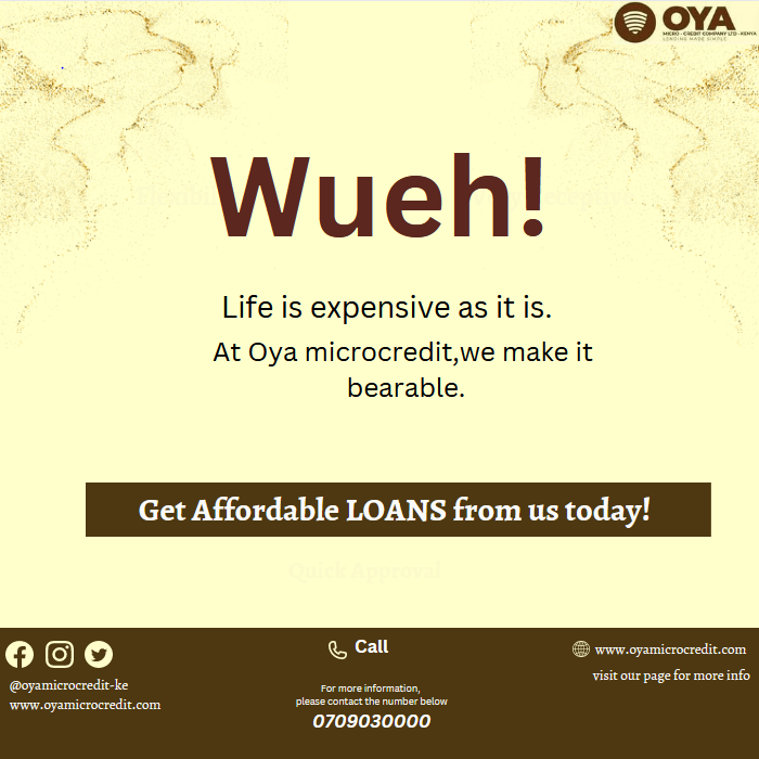OYA Micro-Credit Kenya tweet media
