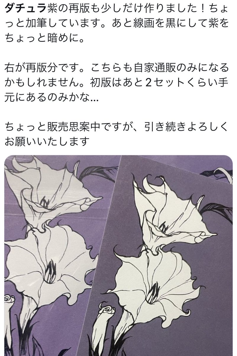 「お知らせ 本日6/9 18時ごろより 下記の自家通販を開始いたします。  ダチュ」|武田 錦のイラスト