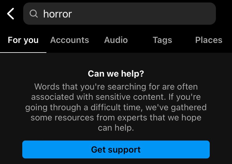 lol when did instagram become so soft? xD was looking for scary clips for discord 🤷🏻‍♂️