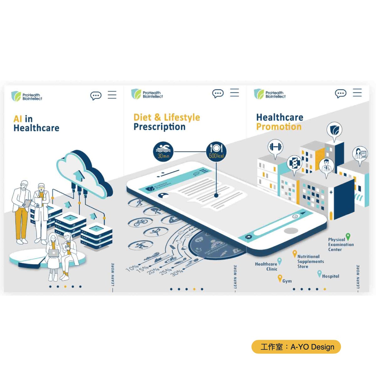 DayinUp's tweet image. #DayinUP作品專案|#UI_Design
【A-YO Design:鼎博康智慧生技有限公司】
🎨|閱讀本篇作品專案:
tinyurl.com/bdz68bde
此網站為鼎博康智慧生技有限公司為介紹健康快篩儀器,分別為電腦裝置與手機裝置設計了介面。