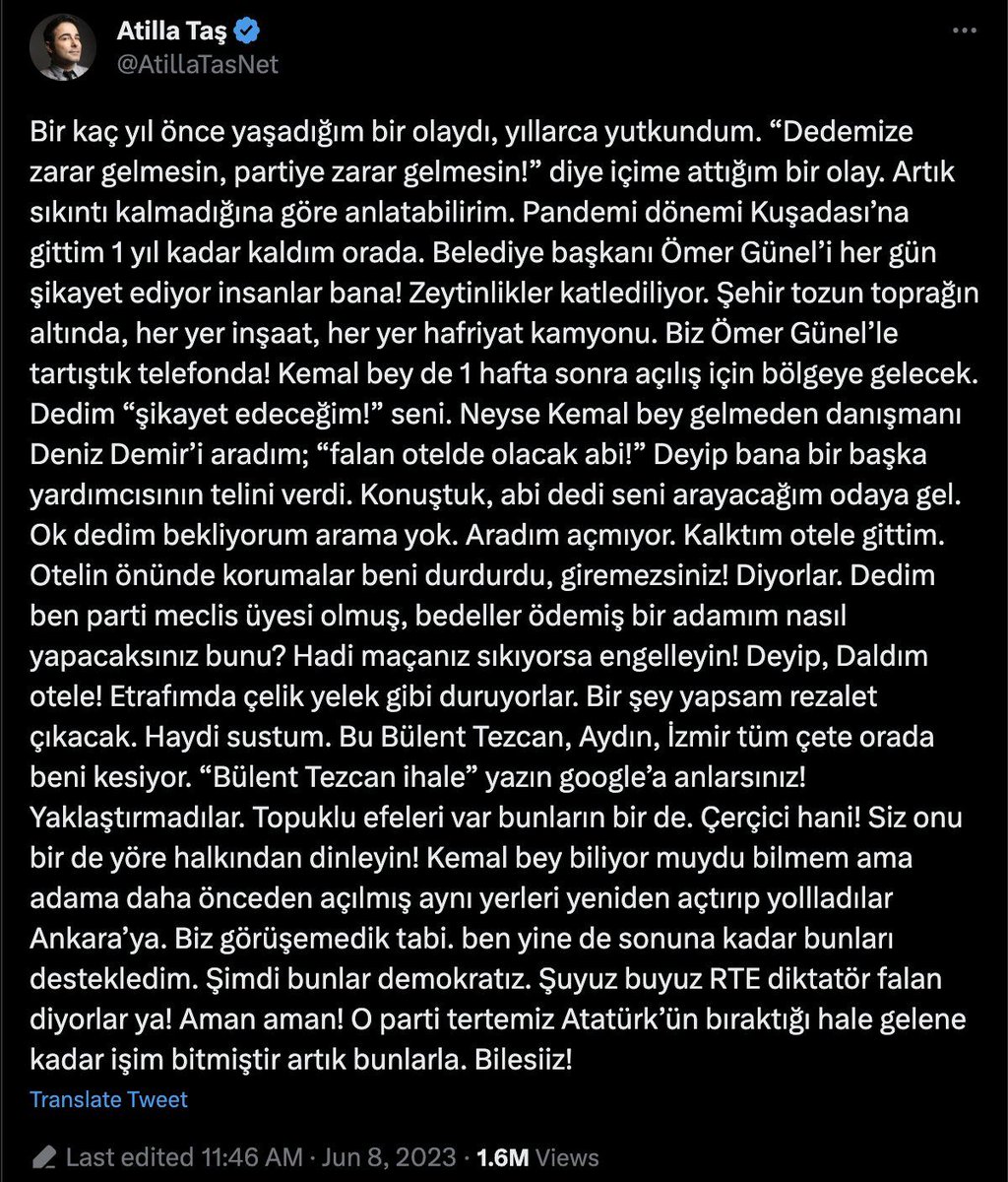 inwentore's tweet photo. Yaşanan rezilliği bildiği halde seçimlerde oy kaybetmemek için açıklamadığını ifade eden bu şahıs CHP nin özetidir. Yaşanan rezillik ise artık CHP için suradan adi bir olaydır. Şaşırmıyoruz. https://t.co/1KwUwlAatQ