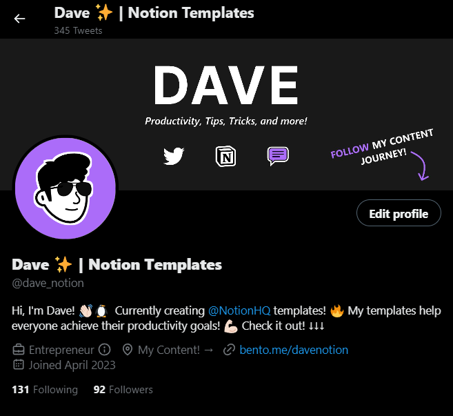 Dave's Toolkit tweet media