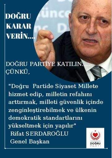 Doğru Parti Genel Başkanı
Rifat Serdaroğlu

09 Haziran 2023
Sabırla sonuna kadar dinleyelim , dinletelim ve paylaşalım.
#mustafakemalatatürk #tümtürkiye #doğruparti #eğriyeeğridoğruyadoğru #doğrusubu #doğrupartibiziz #rifatserdaroğlu
🇹🇷🇹🇷🇹🇷🇹🇷🇹🇷🇹🇷🇹🇷🇹🇷🇹🇷🇹🇷🇹🇷
m.facebook.com/story.php?stor…