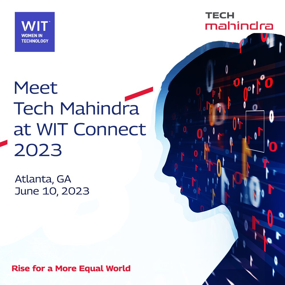 Join us at the #WITConnect2023 in Atlanta, GA to celebrate #WomenInTechnology and empower them to excel in their education and careers.

Learn More: mywit.org 
 
#TogetherWeRise #WomenInSTEM #NxtNow #TechMahindraUSA @witgeorgia